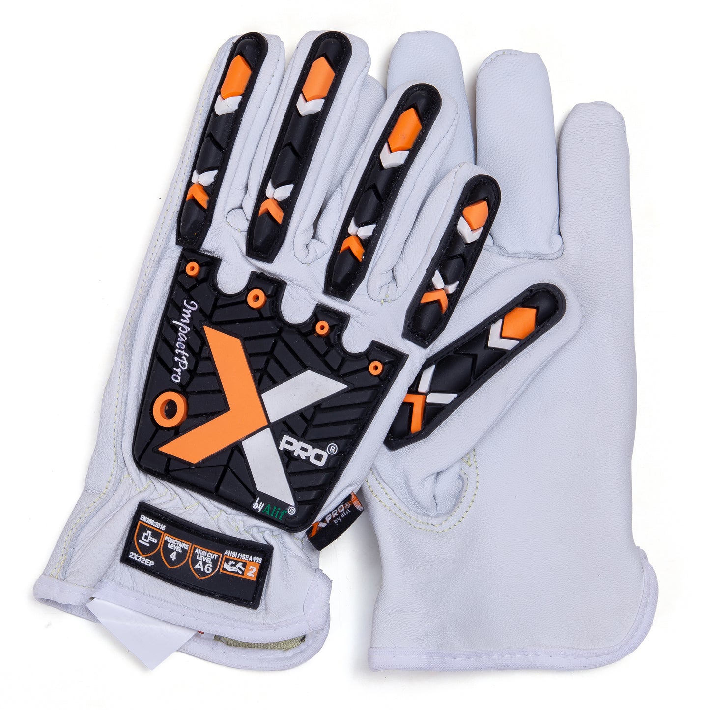 IMPACT AND CUT-RESISTANT DRIVER-STYLE GLOVES IMPACTPRO 5TNLC6-XP