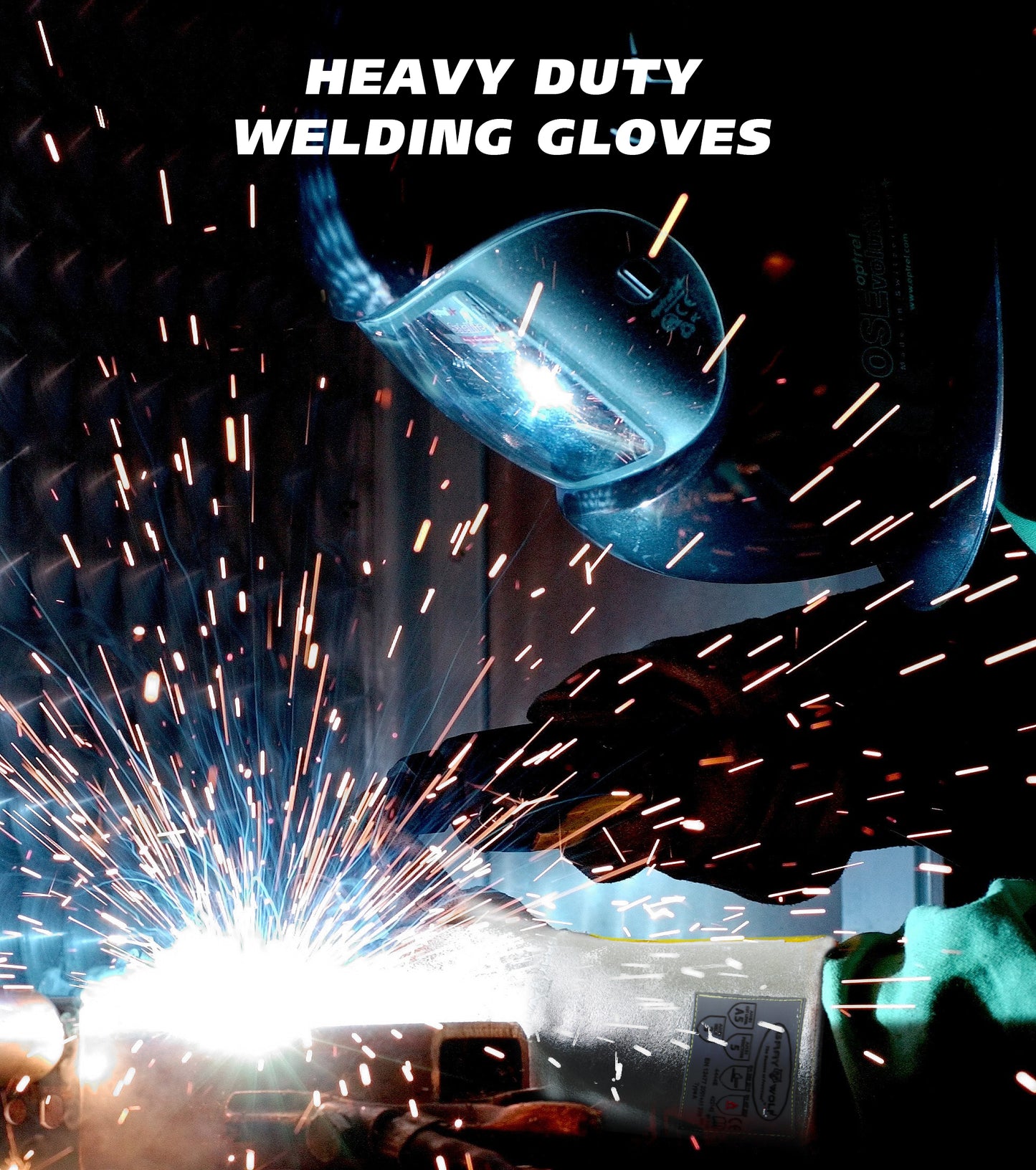 SpecxArmor® Graywolf® Kevlar Aluminized Heat Resistant Welding Glove/Large/1472°F │Fire Gloves│Kevlar Gloves│High Heat │Foundry gloves│