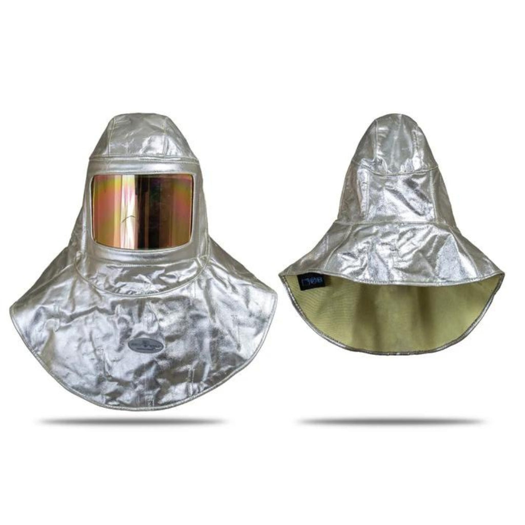 SPX-7004 GRAY WOLF® MULTILAYER  ALUMINIZED ARAMID FACE HOOD