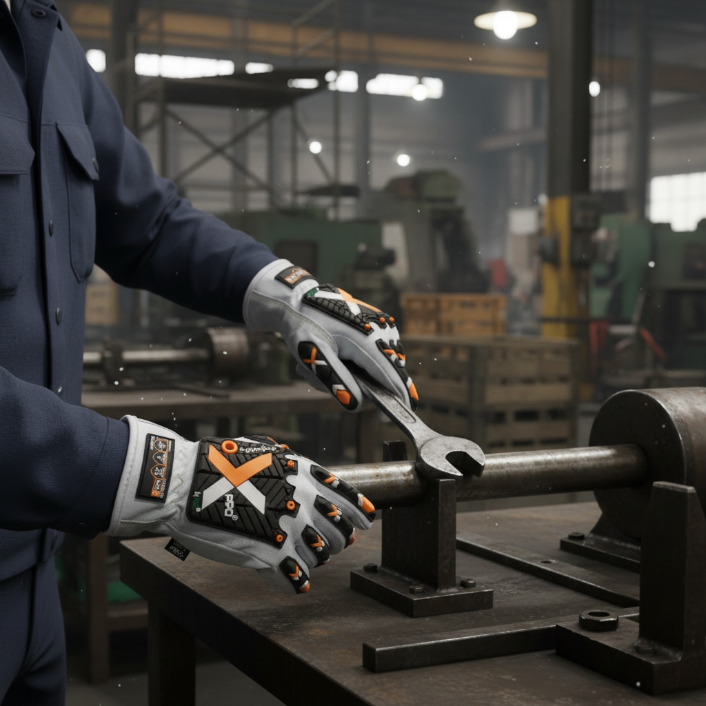 IMPACT AND CUT-RESISTANT DRIVER-STYLE GLOVES IMPACTPRO 5TNLC6-XP
