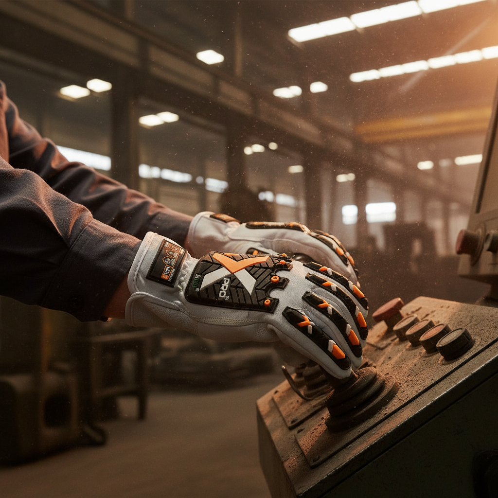 IMPACT AND CUT-RESISTANT DRIVER-STYLE GLOVES IMPACTPRO 5TNLC6-XP
