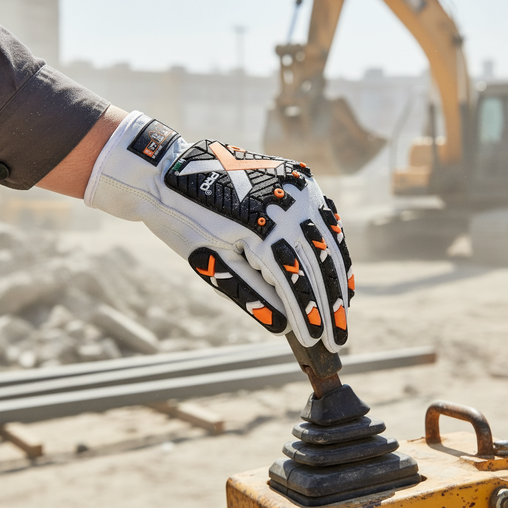 IMPACT AND CUT-RESISTANT DRIVER-STYLE GLOVES IMPACTPRO 5TNLC6-XP