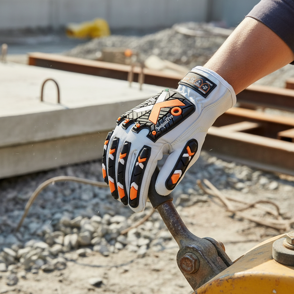 IMPACT AND CUT-RESISTANT DRIVER-STYLE GLOVES IMPACTPRO 5TNLC6-XP