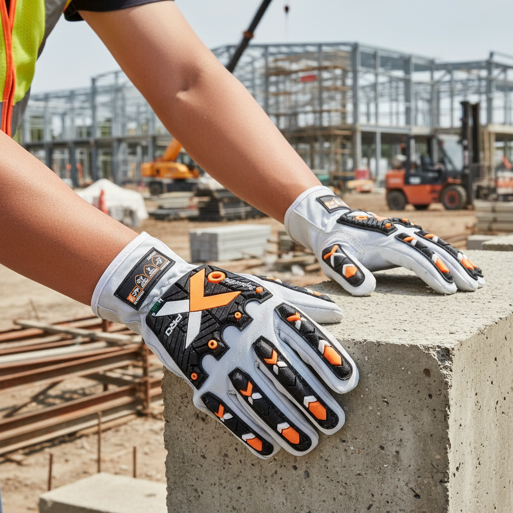IMPACT AND CUT-RESISTANT DRIVER-STYLE GLOVES IMPACTPRO 5TNLC6-XP