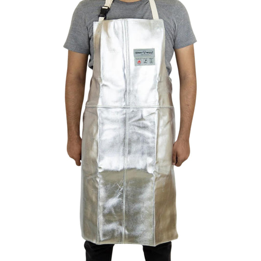 GW7100ACSC5X GRAY WOLF® MULTILAYER  ALUMINIZED ARMID APRON