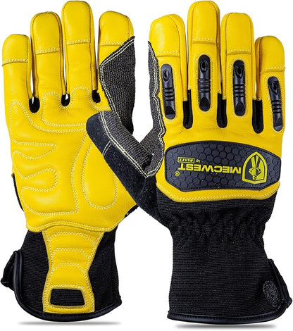 Specxarmor SPX-1021 Work Glove Premier Leather , Full Palm Kevlar reinforced, Performance Fit, Durable, Machine Washable