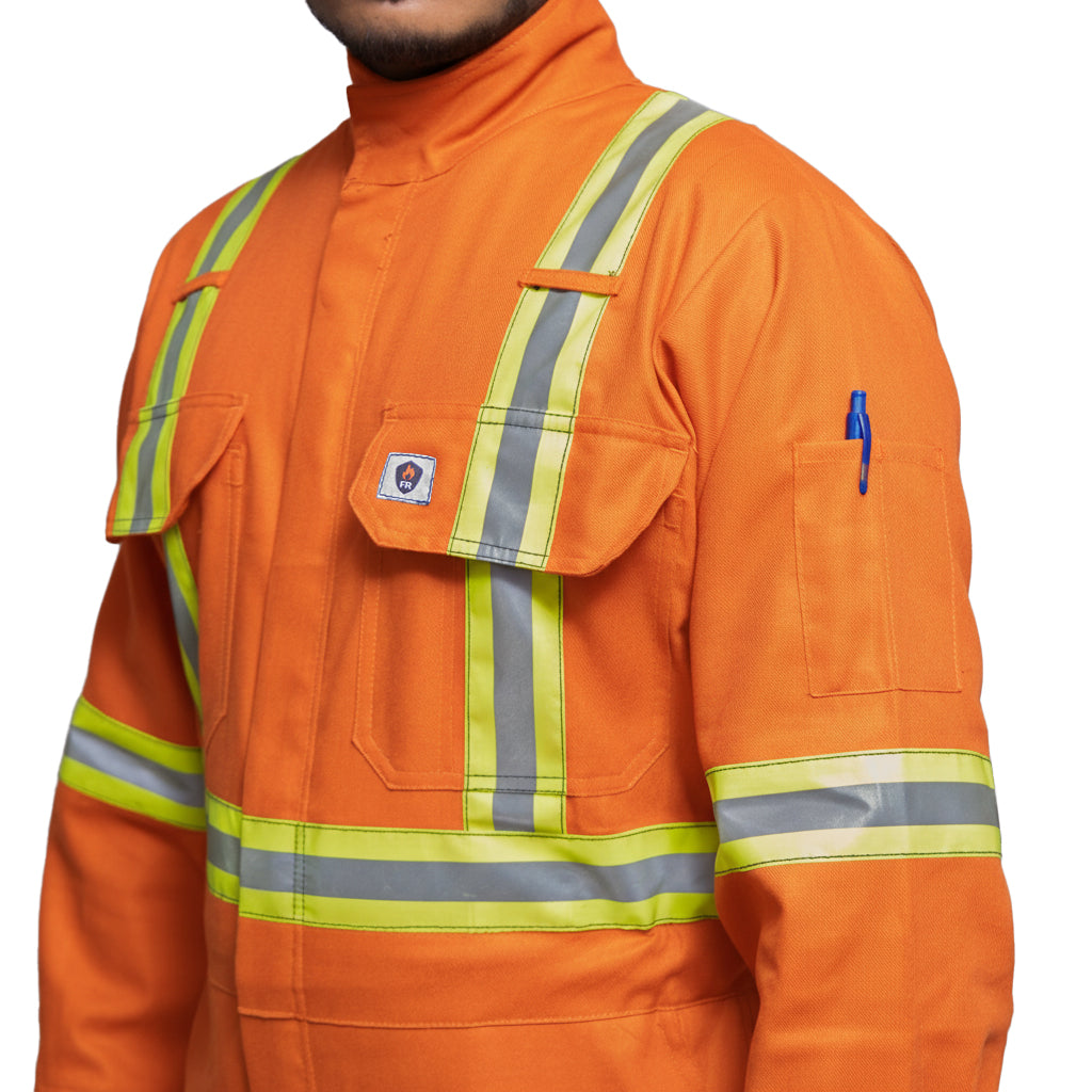 SPX-6040 Cotton FR Fire Resistant Fashion Coveralls, Guaranteed protection, FR coveralls men & women