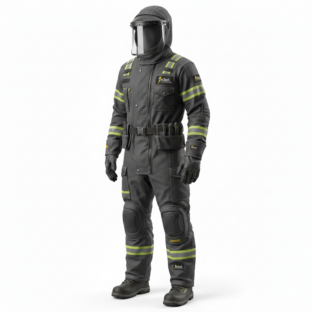 Arclash ProFlash 33 Cal Arc Flash Protection Suit – Complete Kit (Gray)