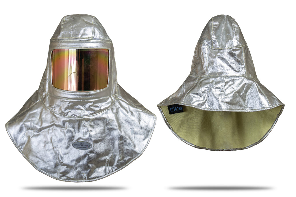 SPX-7004 GRAY WOLF® MULTILAYER  ALUMINIZED ARAMID FACE HOOD