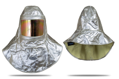 SPX-7004 GRAY WOLF® MULTILAYER  ALUMINIZED ARAMID FACE HOOD