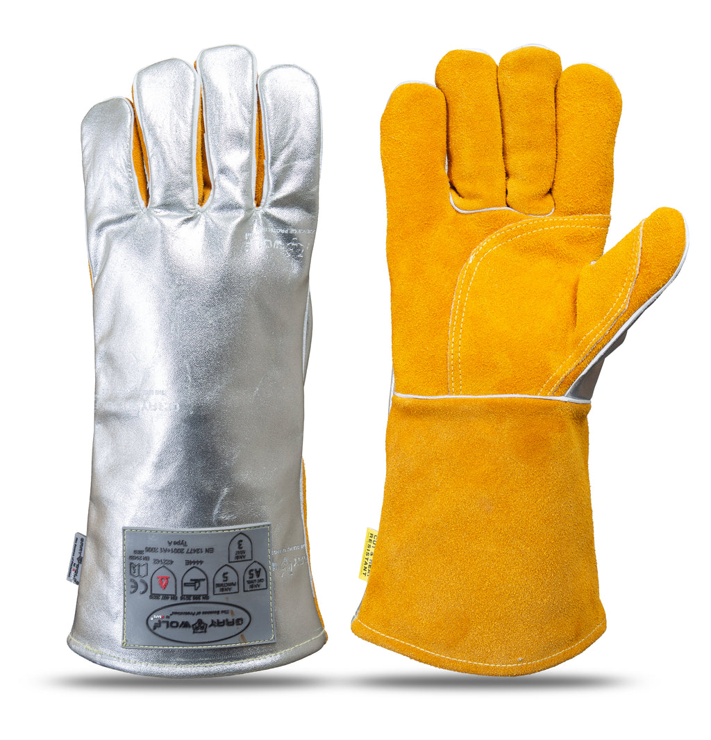 SPX-7016 SPECXARMOR® MULTILAYER ALUMINIZED REINFORCED PALM ARAMID GLOVES