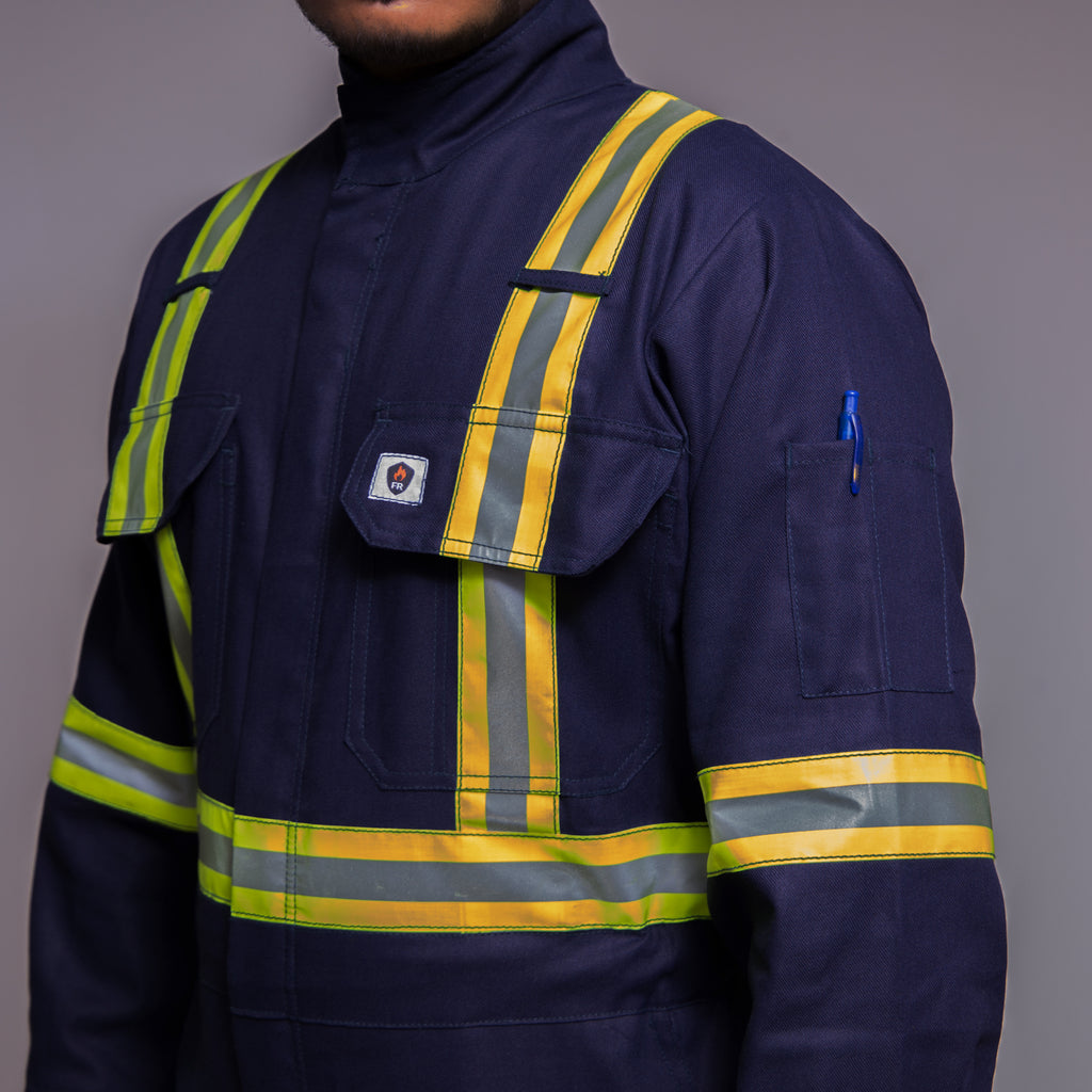 SPX-6022 Inherent Flame Resistant FR Coveralls Nomex fibers, Guaranteed protection, FR coveralls men & women