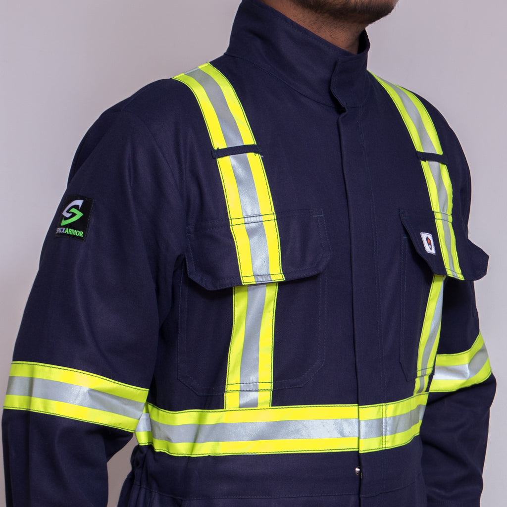 SPX-6022 Inherent Flame Resistant FR Coveralls Nomex fibers, Guaranteed protection, FR coveralls men & women
